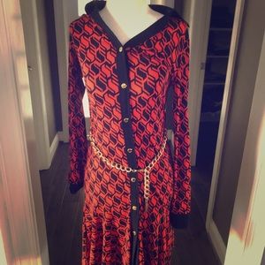 Chain belt MK dress